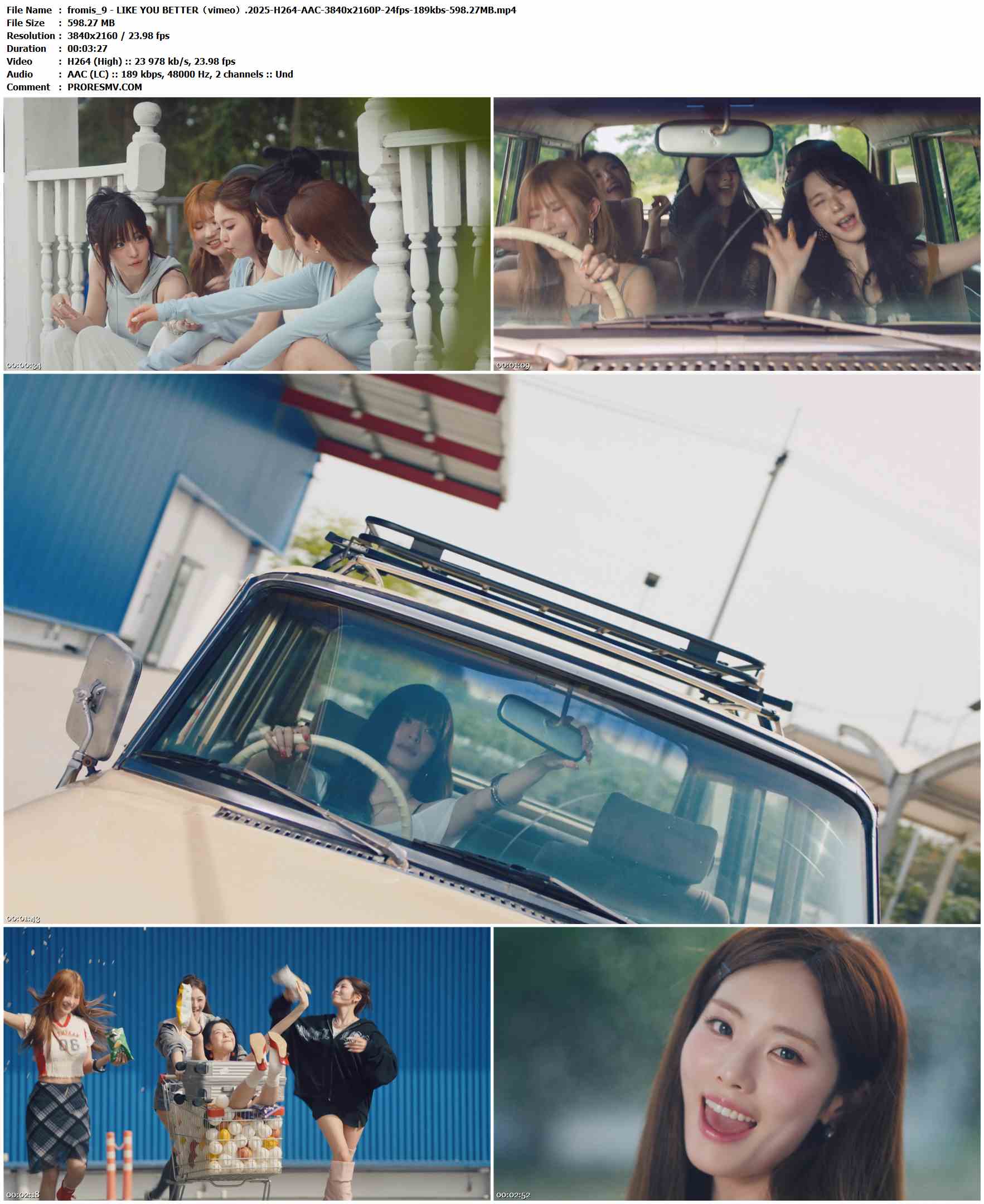 fromis_9 - LIKE YOU BETTER（vimeo）.2025-H264-AAC-3840x2160P-24fps-189kbs-598.27MB官方MV_高清MV